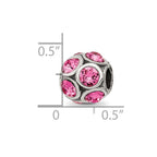 Sterling Silver Reflections October Preciosa Crystal Bead