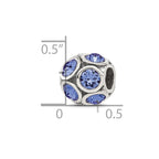 Sterling Silver Reflections September Preciosa Crystal Bead