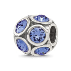 Sterling Silver Reflections September Preciosa Crystal Bead