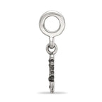 Sterling Silver Reflections Marcasite Moon & Stars Dangle Bead