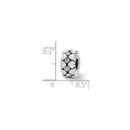 Sterling Silver Reflections Crystal Bead