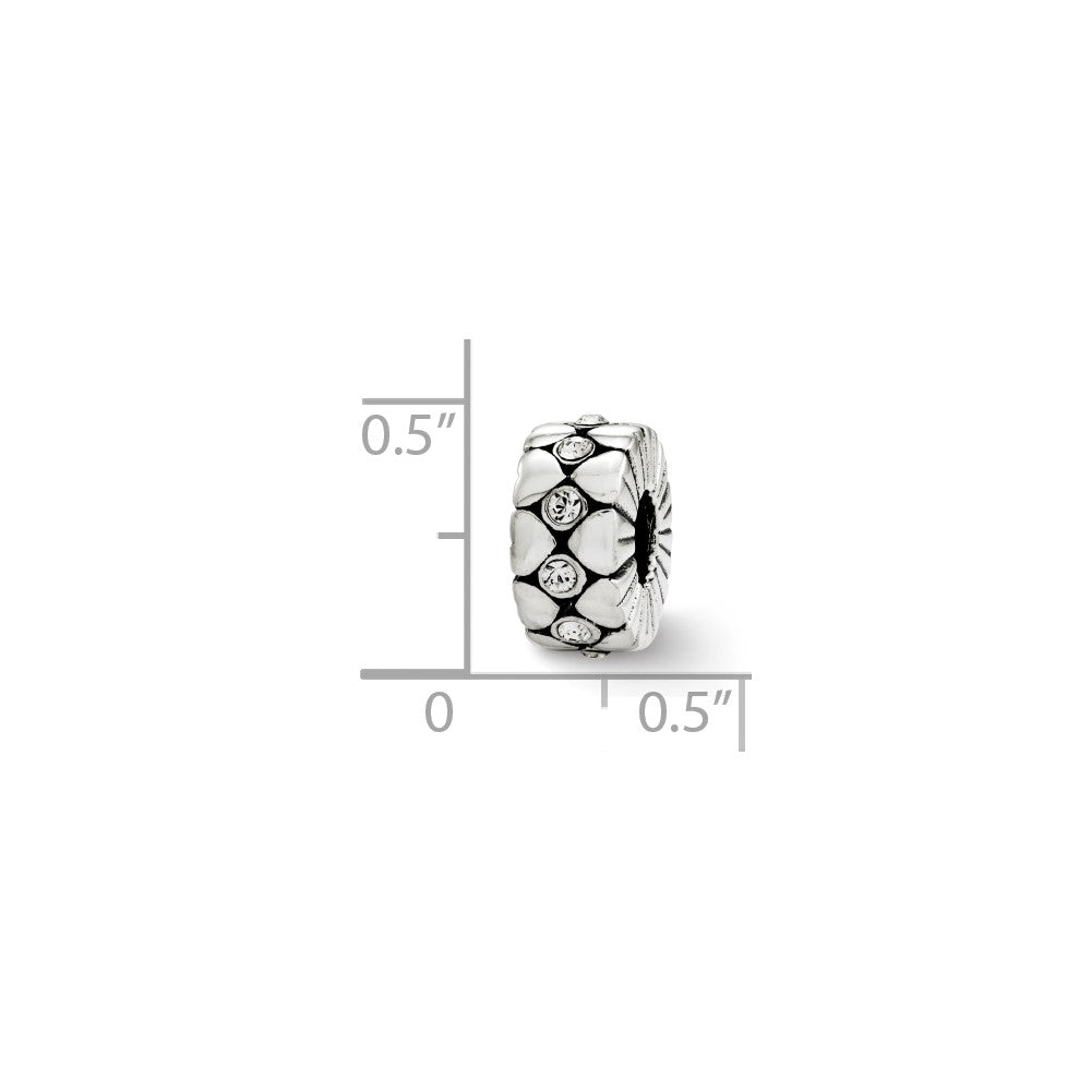 Sterling Silver Reflections Crystal Bead