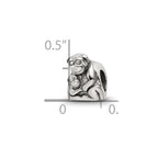 Sterling Silver Reflections Mama & Baby Monkey Bead
