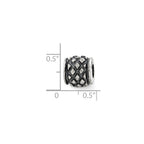 Sterling Silver Reflections Antiqued Bead