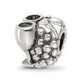 Sterling Silver Reflections Grapes & Glasses Bead