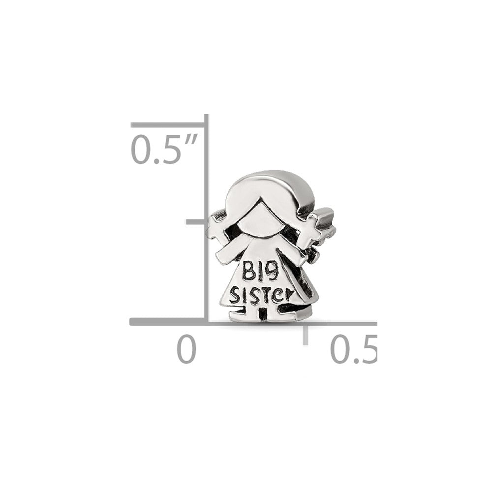 Sterling Silver Reflections Kids Big Sister Bead