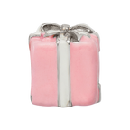 Sterling Silver Reflections Pink & White Enameled Present Bead