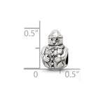 Sterling Silver Reflections Snowman Bead