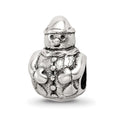 Sterling Silver Reflections Snowman Bead