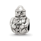 Sterling Silver Reflections Snowman Bead