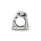 Sterling Silver Reflections CZ Bell Bead