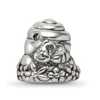 Sterling Silver Reflections Beehive Bead