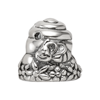 Sterling Silver Reflections Beehive Bead
