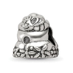 Sterling Silver Reflections Beehive Bead