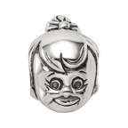 Sterling Silver Reflections Little Girl's Head Bead