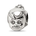 Sterling Silver Reflections Little Girl's Head Bead