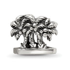Sterling Silver Reflections Palm Trees Bead