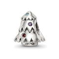 Sterling Silver Reflections CZ Christmas Tree Bead