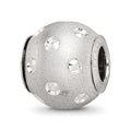 Sterling Silver Reflections Diamond-cut Bead