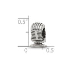 Sterling Silver Reflections Microphone Bead