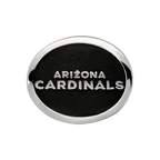 Sterling Silver Enameled LogoArt Arizona Cardinals NFL Bead