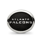 Sterling Silver Enameled LogoArt Atlanta Falcons NFL Bead