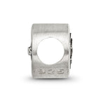 Sterling Silver LogoArt Enameled Chicago Bears NFL Bead