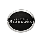 Sterling Silver LogoArt Enameled Seattle Seahawks NFL Bead