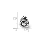 Sterling Silver Reflections Speak No Evil Buddha Bead