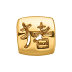 Sterling Silver Gold-plated Reflections Chinese Good Luck Bead