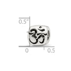 Sterling Silver Reflections Om Symbol Bead