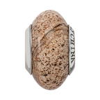 Sterling Silver Reflections Picture Jasper Bead