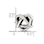 Sterling Silver Adoption Symbol Bead