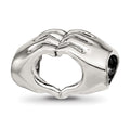 Sterling Silver Reflections Heart Hands Bead