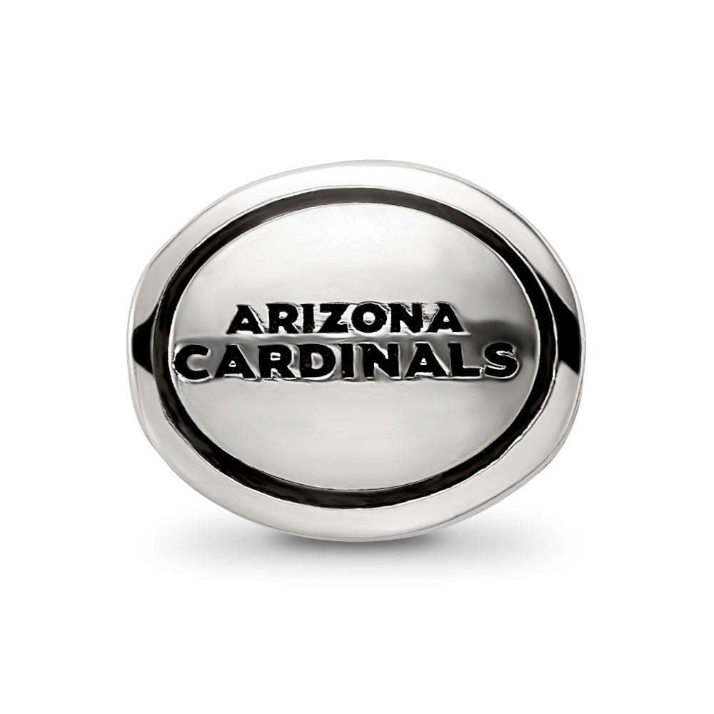 Sterling Silver Antiqued Arizona Cardinals NFL Beads