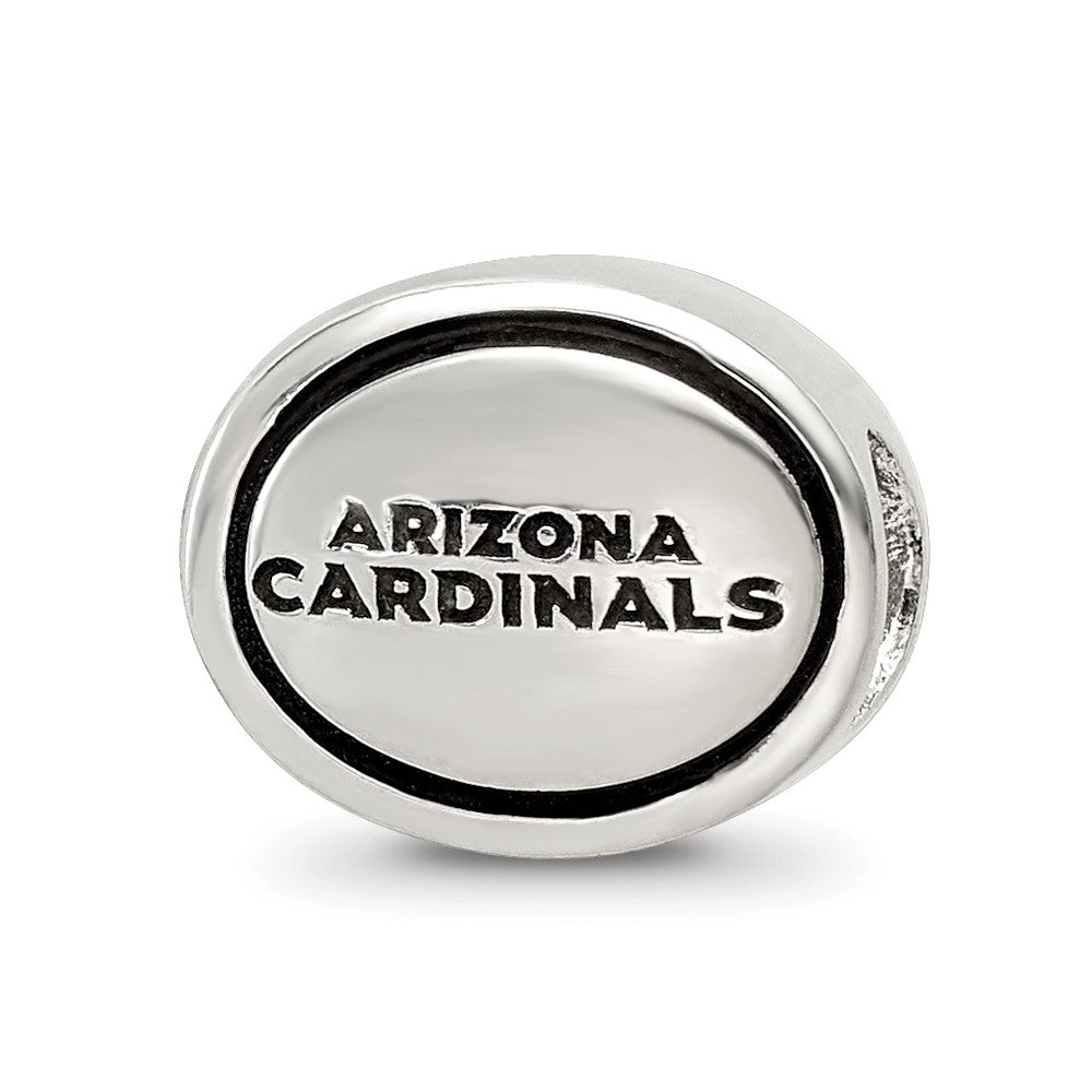 Sterling Silver Antiqued Arizona Cardinals NFL Beads