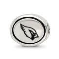 Sterling Silver Antiqued Arizona Cardinals NFL Beads