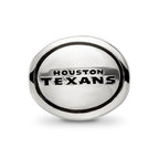 Sterling Silver Antiqued Houston Texans NFL Bead