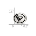 Sterling Silver Antiqued Houston Texans NFL Bead
