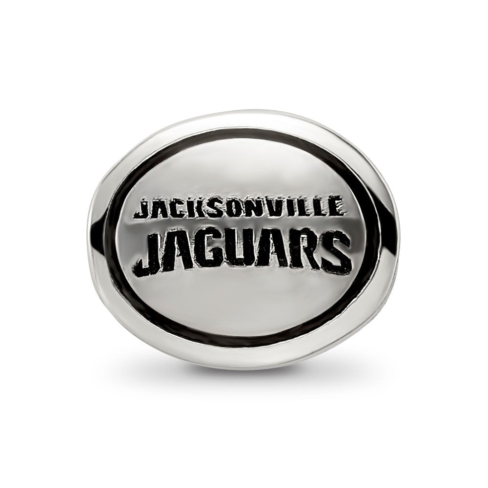 Sterling Silver Antiqued Jacksonville Jaguars NFL Bead
