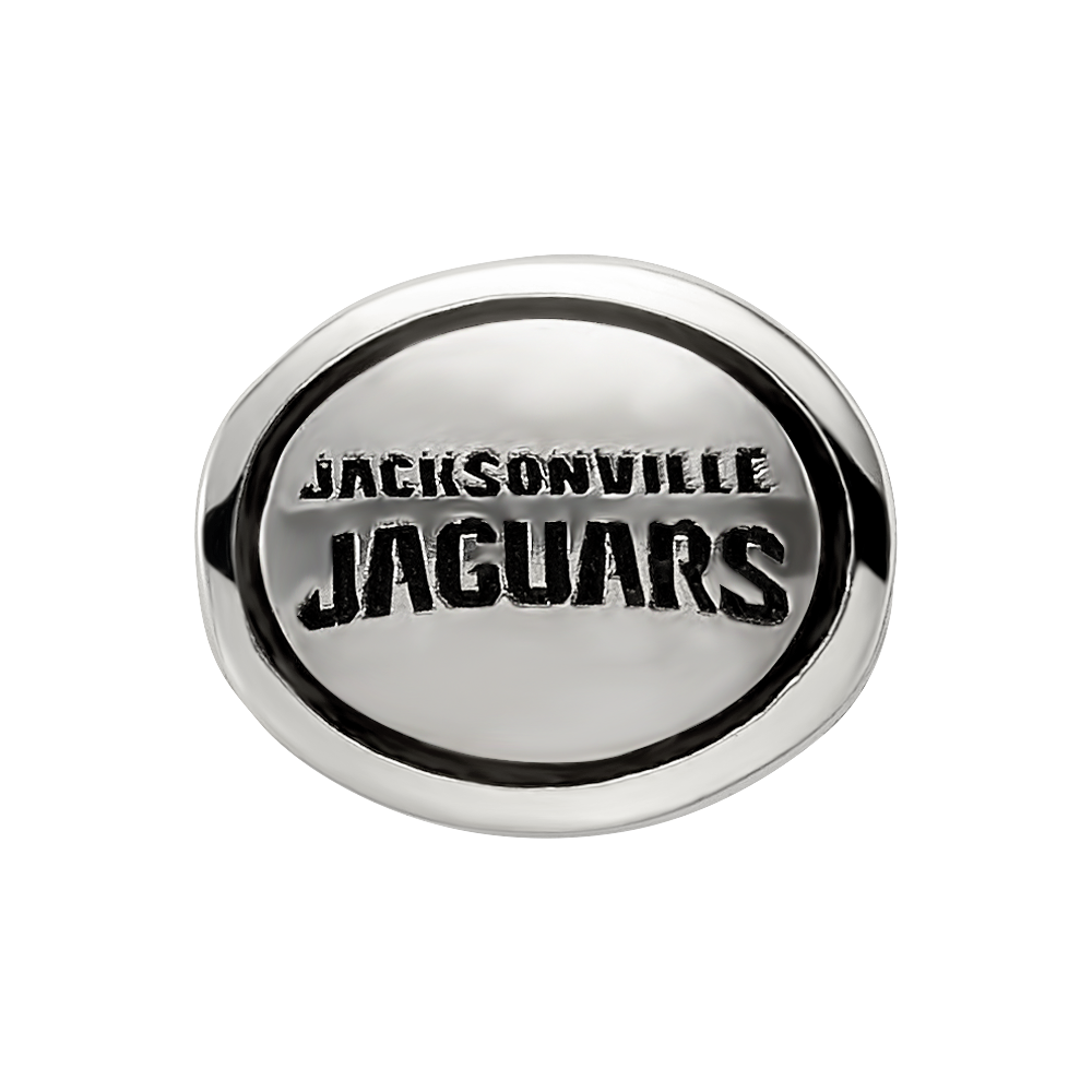 Sterling Silver Antiqued Jacksonville Jaguars NFL Bead