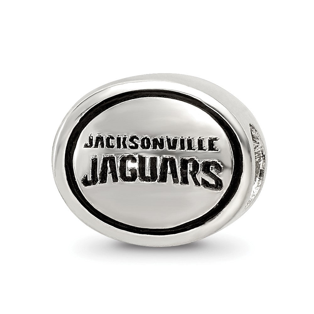 Sterling Silver Antiqued Jacksonville Jaguars NFL Bead