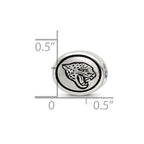 Sterling Silver Antiqued Jacksonville Jaguars NFL Bead