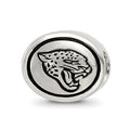 Sterling Silver Antiqued Jacksonville Jaguars NFL Bead