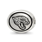 Sterling Silver Antiqued Jacksonville Jaguars NFL Bead