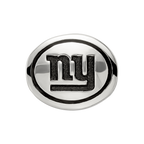Sterling Silver Antiqued New York Giants NFL Bead