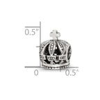 Sterling Silver Reflections Crown Bead