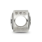 Sterling Silver Antiqued San Francisco 49ers NFL Bead