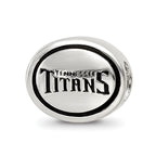 Sterling Silver Antiqued Tennessee Titans NFL Bead