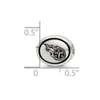 Sterling Silver Antiqued Tennessee Titans NFL Bead